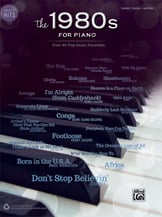 The 1980s piano sheet music cover